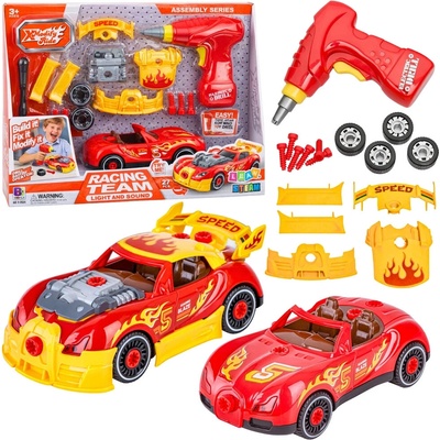 LeanToys Sada na tuning auta , šroubovák, světla
