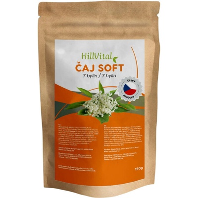 HillVital Čaj Soft 7 bylin 150 g