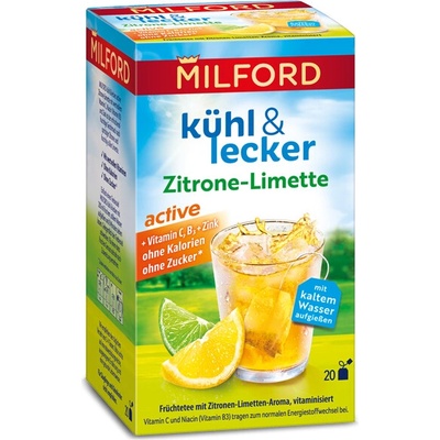 Milford Ľadový čaj Citrón & Limetka 20 x 2,25 g