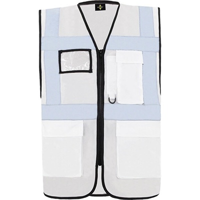 Korntex Hamburg Multifunkčná reflexná vesta KX810 White