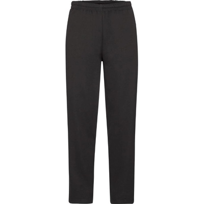 Fruit of the Loom pánské tepláky Classic Open Hem Jog pants černá