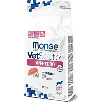 MONGE VetSolution An-Hydro Hydrolyzovanými Bravčovými Proteínmi 2 kg