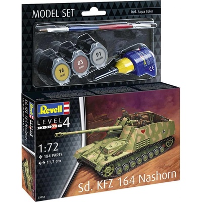 REVELL ModelSet military 63358Sd.Kfz. 164 Nashorn 1:72