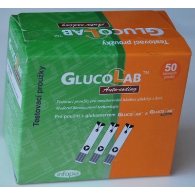 GlucoLab Testovací proužky 5 pack 5x 50 ks