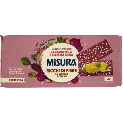 Misura celozrnné krekry s cviklou a čiernou mrkvou 384g