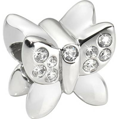 Morellato Oceľový prívesok Drops Volare Butterfly SCZ205 číra strieborná