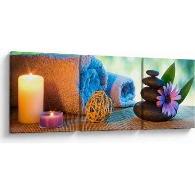 Obraz - Relaxačný masérsky obraz, trojdielne 90x30 cm