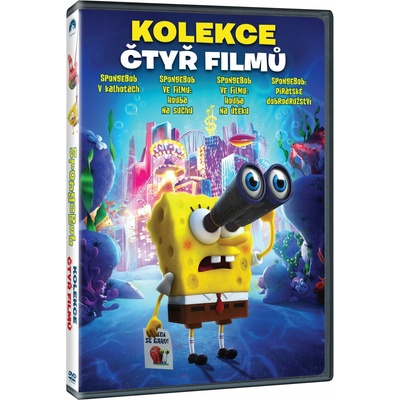 SpongeBob kolekce 4 filmy 4 DVD