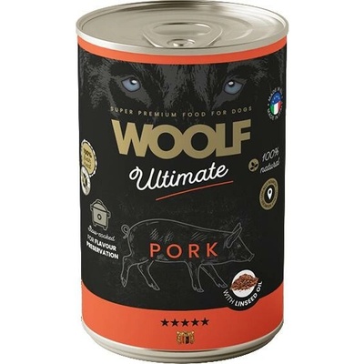 Woolf Ultimate Adult Pork with Linseed Oil 400 g