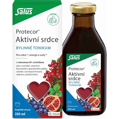 Salus Bylinné tonikum Protecor Aktivní srdce 250 ml – Hledejceny.cz