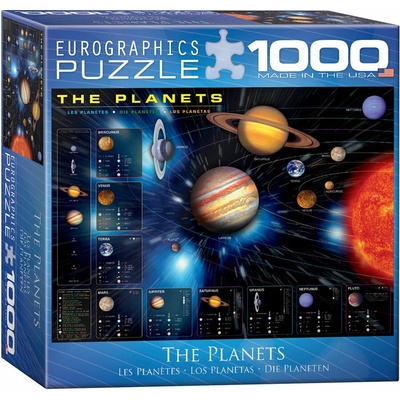 EuroGraphics Planety 1000 dílků