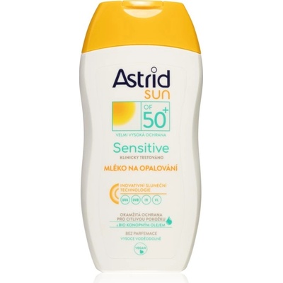 Astrid Sun Sensitive mléko na opalování SPF50+ 150 ml – Hledejceny.cz