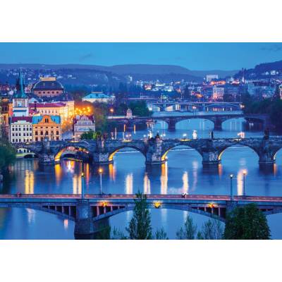 Preinterier FT4982 Fototapeta na stenu Nočná Praha vlies 152cm x 104cm