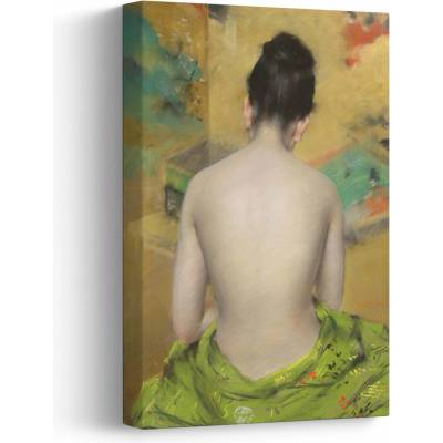 Obraz - William Merritt Chase, Study of Flesh Color and Gold, reprodukcia, jednodielny 20x30 cm