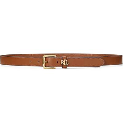 Ralph Lauren kožený pásek Lauren dámský hnědá 412968763