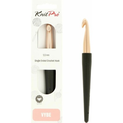 KnitPro VYBE Rose Gold hliníkový háčik 12mm