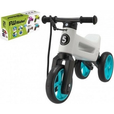 FUNNY WHEELS Rider SuperSport 2v1 bílo-tyrkysové – Hledejceny.cz