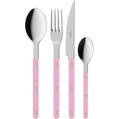 Sabre Paris Sada príborov Bistrot Brillant Pink 4 ks