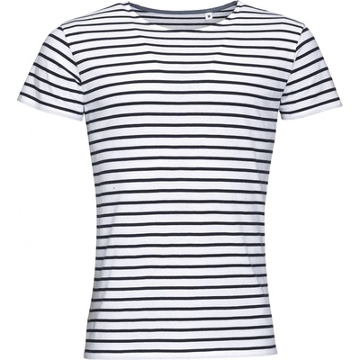 Soľs Miles pánske tričko white navy