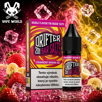 Juice Sauz Drifter Bar Salts Strawberry Banana Ice 10 ml 20 mg