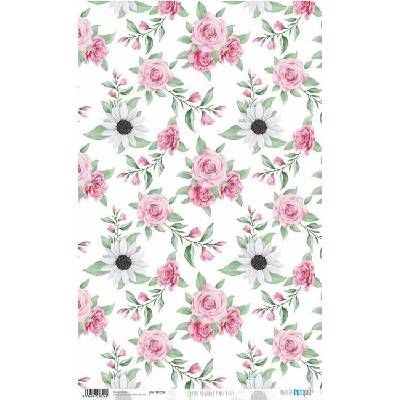 Rýžový papír 54x33 RŮŽOVÉ RŮŽE - Rice Paper 54X33 PINKY ROSES
