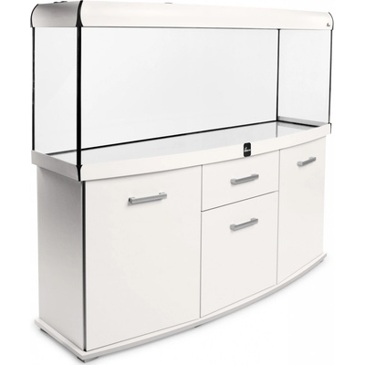 Diversa Solid LED akvarijní set vypouklý bílý 375 l