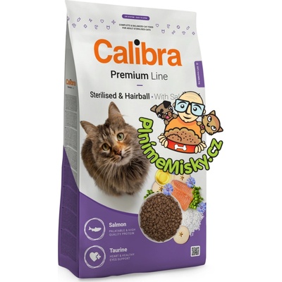 Calibra Cat Premium Line Steril.&Hairball w. Salm. 2 kg