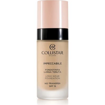 Collistar Impeccabile Long Wear Foundation dlhotrvajúci make-up SPF15 4G Golden Sand 30 ml