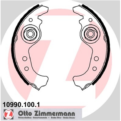 ZIMMERMANN Sada brzdových čeľustí 109901001