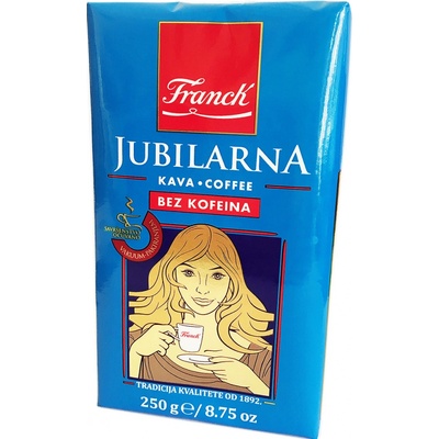 Franck JUBILARNA bez kofeínu mletá 250 g