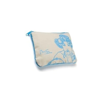 Alfons Mucha Emerald Fresh Colletion plátěná etue