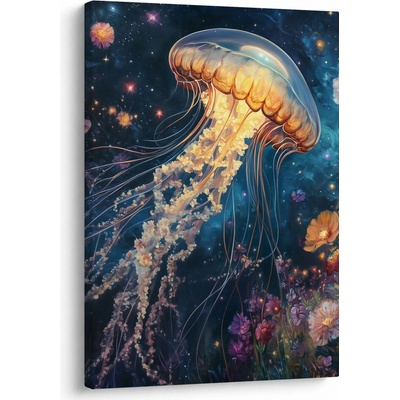 Obraz - Magická medúza, jednodílný 50x70 cm