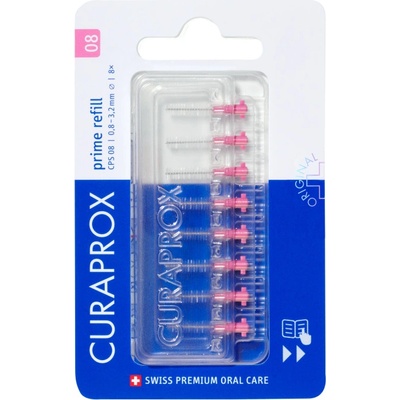 Curaprox CPS 08 Prime Refill mezizubní kartáčky 8 ks blistr – Hledejceny.cz