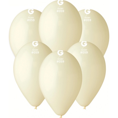 Gemar #058 Balónek 26 cm 10" slonová kost