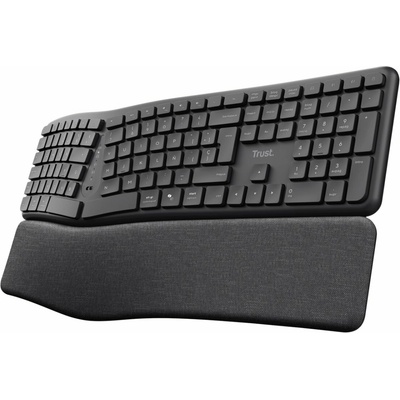Trust Keyra Ergonomic Multidevice Wireless Keyboard 25459
