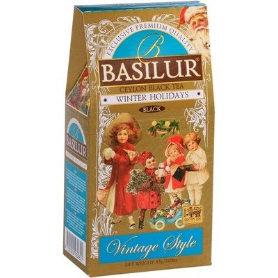 Basilur Vintage Winter Holidays čierny čaj 85 g