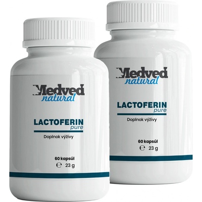 Medveď Natural LACTOFERIN pure 2 x 60 kapsúl