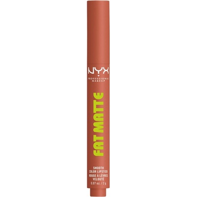 NYX Professional Makeup Fat Matte Smooth Rtěnka Světle hnědá 2 g