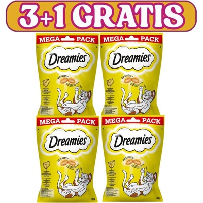 Dreamies sýr 4 x 180 g