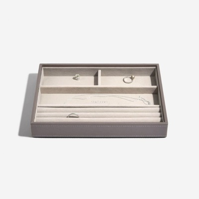 Stackers box na šperky Mink Classic Ring & Braclets kávová