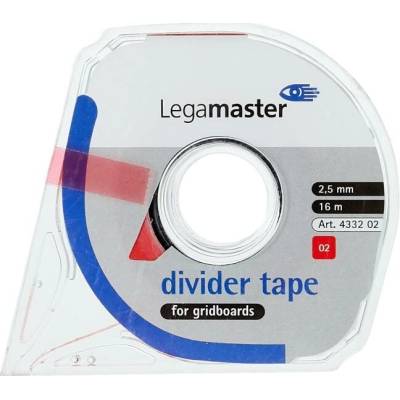 Legamaster Rozdeľovacia páska 2,5 mm x 16 m červená