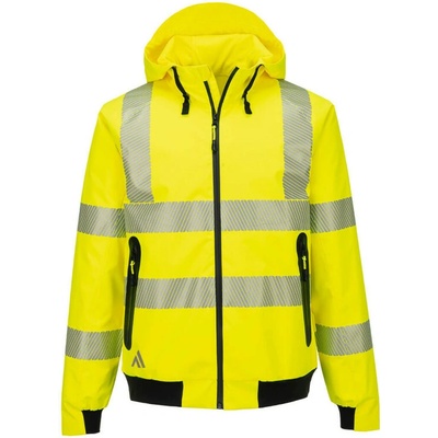 PortWest HI-VIS KX3 KX315 Reflexní bomber do deště HV žlutá