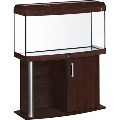 Diversa Comfort LED akvarijní set vypouklý hliník wenge 200 l