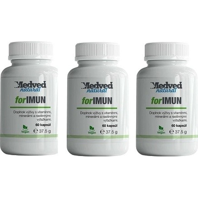 Medveď natural 2x forImun a forImun 60 kapsúl