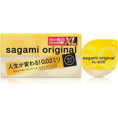 Sagami Original 0.02 XL 12 ks