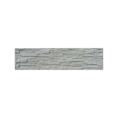 Betonový panel rovný jednostranný 200x50x4,5 cm - štípaný kámen - přírodní