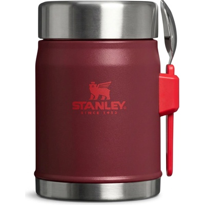Stanley Termoska jídelní se lžící vidličkou The Legendary Classic Food Jar 400 ml 14oz Cranberry