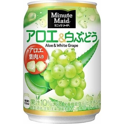 Minute Maid limonáda s příchutí aloe vera a bílého hroznu 24 x 280 ml