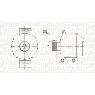 generátor MAGNETI MARELLI 063731869010