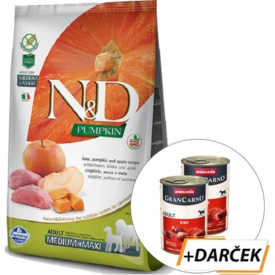 N&D Grain Free Pumpkin Adult M / L Boar & Apple 12 kg